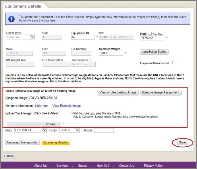 How to Upload Truck Images to your PrePass Account PrePass